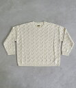 VOO VJQ KNIT（NATURAL) ヴォー ニット オーバーサイズ 24SS