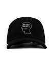 BRAIN DEAD BRAIN DEAD BATWING LOGOHEAD HAT - BLACK ブレインデッド キャップ 24ss