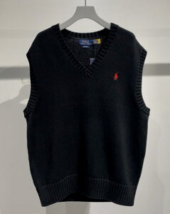 POLO RALPH LAUREN BIG FIT VESTӥå եå ٥ȡBLACKBIG륨å BIG˥å24SS ˥å ͵ƥ