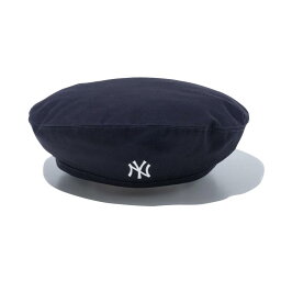 NEW ERA ベレー Beret ニューヨーク・ヤンキース ミニロゴ ネイビー × スノーホワイト 24SS 人気モデル