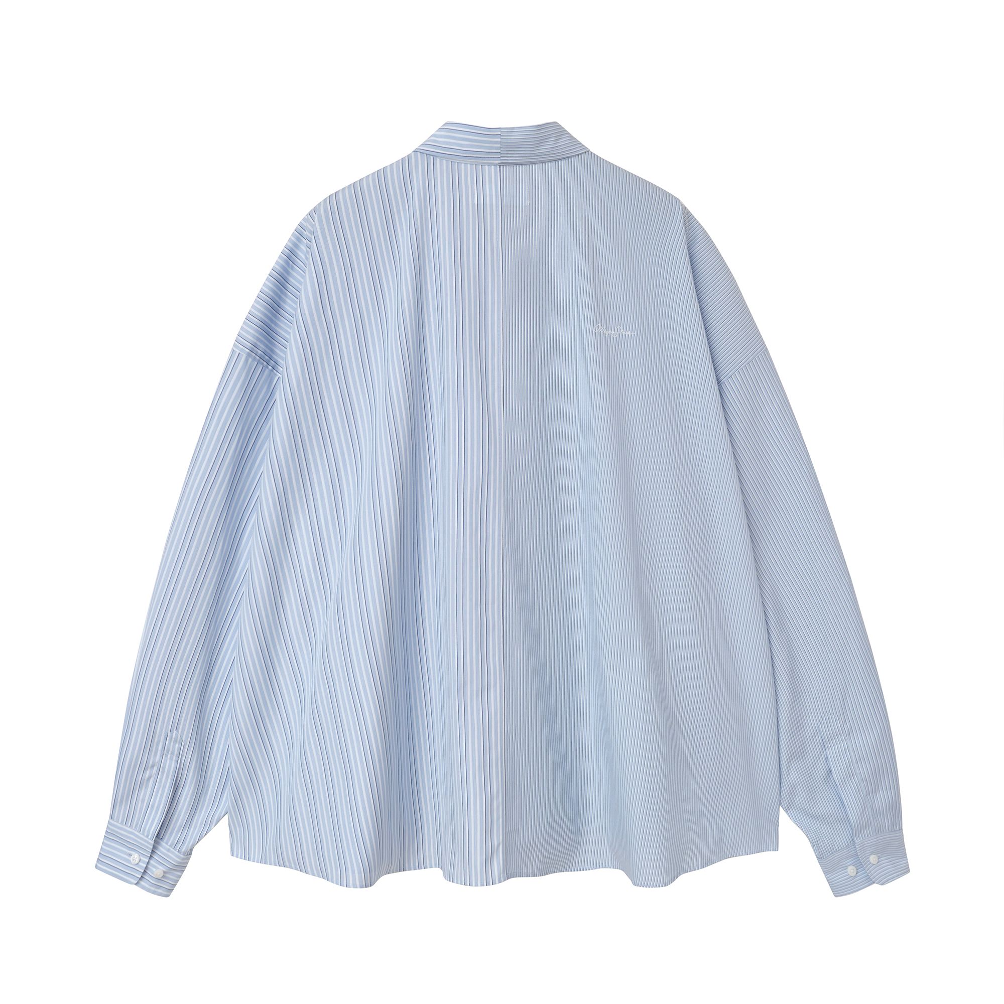 MAGIC STICK 2 Face Dress Shirt (Blue Stripes Mix) マジックスティック シャツ 24AW 24AW-MS9-017