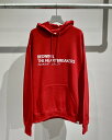 BEDWIN & THE HEARTBREAKER LINEAGE Ex. PRINT HOODIE(RED) 24aw 限定 ベドウィンアンドザハートブレイカ...
