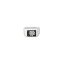XOLO JEWELRY Signet Ring with Black Flower ショロ ジュエリー ユニセックス リング 指輪 XOR085 24aw 24fw(4)