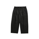 MARKAWARE ORGANIC COTTON VOILE YARN TWILL CLASSIC FIT DOUBLE PLEATED TROUSERS マー...