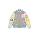 VANDY THE PINK VTECH GOODS VARSITY(GREY/MULTI)ヴァンディー・ザ・ピンク ジャケット アウター 25ss