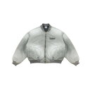 VANDY THE PINK Washed Vintage Bomber (Washed Heather Grey)ヴァンディー・ザ・ピンク ジャケット アウタ...