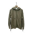 FAF Dameged Zip up Hoodie エフエーエフ FAKE AS FLOWERS ジップアップフーディー フェイク アス フラワーズ 25ss ...