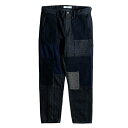 FDMTL PATCHWORK PANTS RINSE ファンダメンタル パッチワークパンツ メンズ 25ss FA25/PN11R