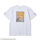 NEW ERA 半袖 コットン Tシャツ The Met フィンセント・ファン・ゴッホ ホワイト レギュラーフィット ニューエラ 25ss 14457274