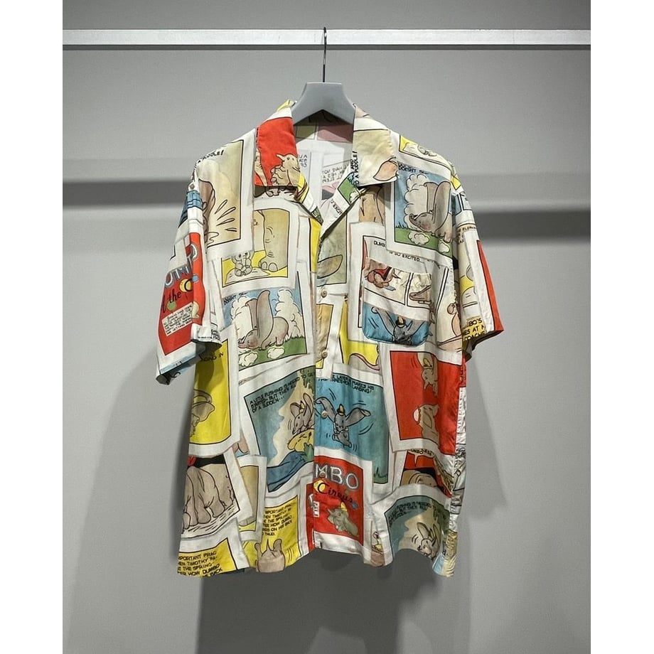 PORTER CLASSIC DISNEY VC / PC ALOHA COLLECTION ALOHA SHIRT / DUMBO ポータークラシック 日本製...