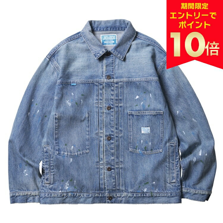 【エントリーでP10倍】Liberaiders FLAG DENIM JACKET デニムジャケット リベレイダース メンズ 24AW 780112403