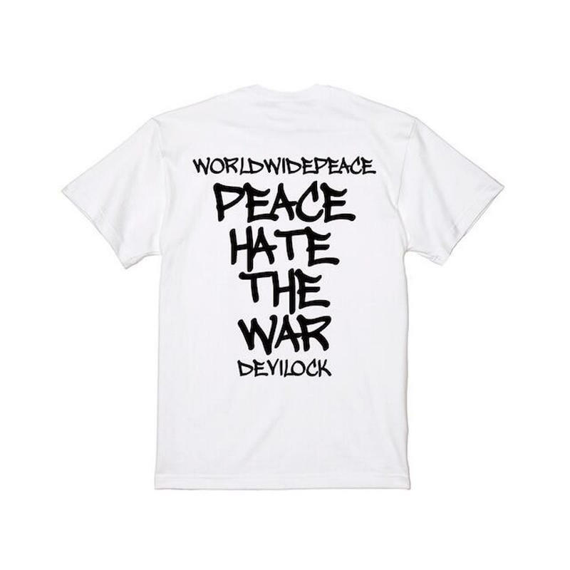 【SUMMER SALE 30%OFF】devilock HATE THE WAR TEE デビロック ヘイトザウォー Tシャツ