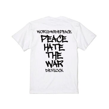 【SUMMER SALE 30%OFF】devilock HATE THE WAR TEE デビロック ヘイトザウォー Tシャツ