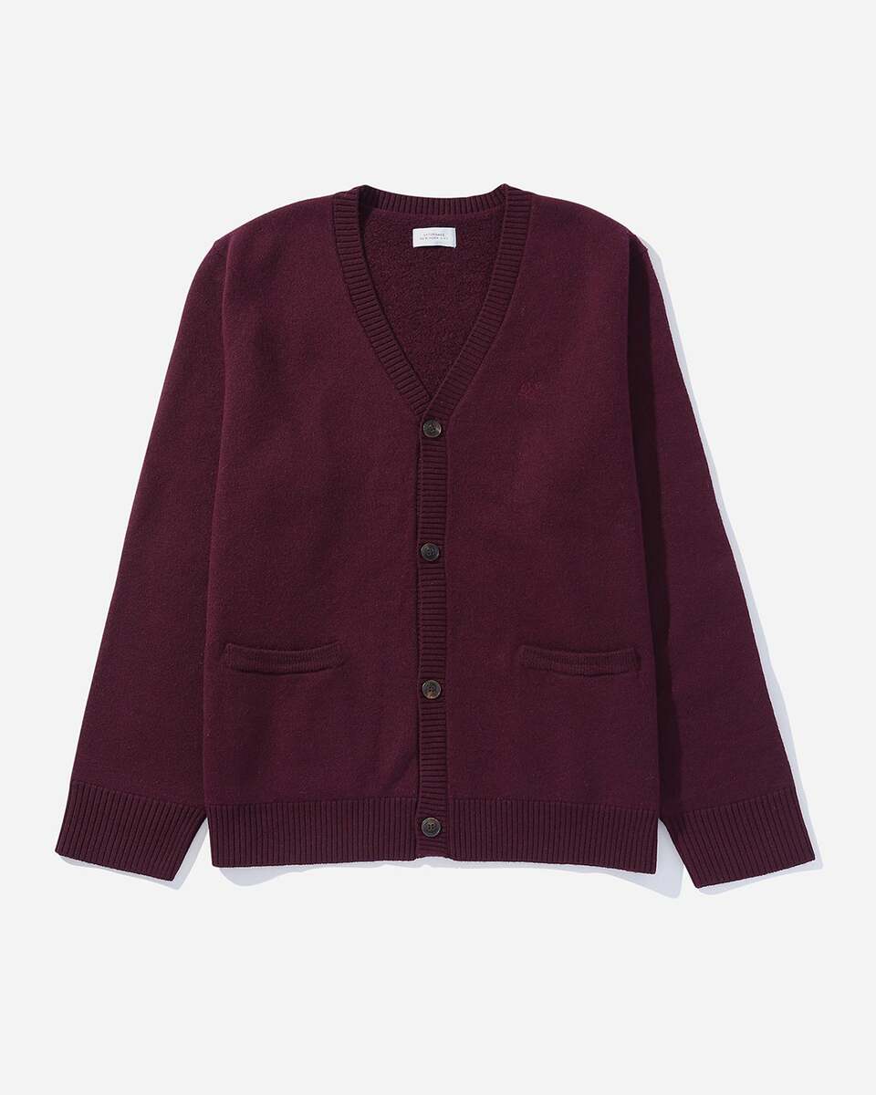 楽天maroon.webstore【SALE 50％OFF】SATURDAYS NYC Michael Boiled Wool Cardigan サタデーズ ニューヨークシティ ウール カーディガン 刺繍 ロゴ