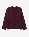 【SALE 50 OFF】SATURDAYS NYC Michael Boiled Wool Cardigan サタデーズ ニューヨークシティ ウール カーディガン 刺繍 ロゴ