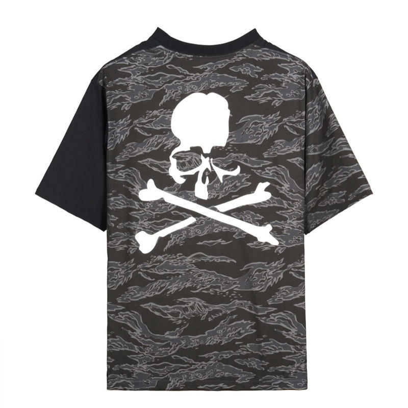 【SALE 70 OFF】PHENOMENON × MASTERMIND TIGER CAMO on SKULL T-SHIRTS フェノメノン マスターマインド タイガーカモ スカル Tシャツ