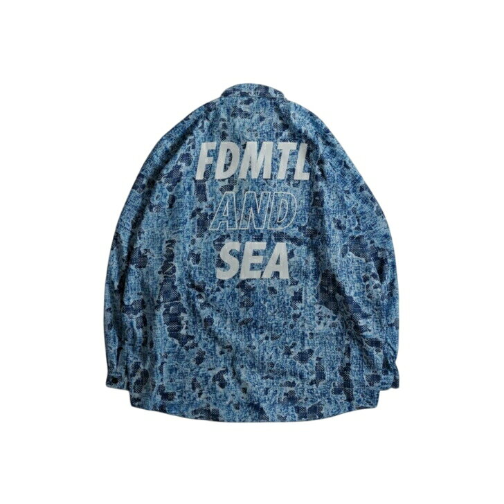 FDMTL X WIND AND SEA Printed Boro SHIRTS ファンダメンタル ウィンダンシーコラボ プリントシャツ