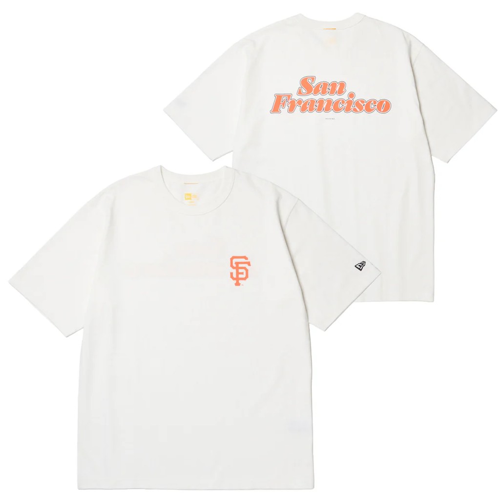 乐天商城 - NEW ERA 半袖 ウォッシュドコットン Tシャツ powered by GORO (min-nano) サンフランシスコ・ジャイアンツ