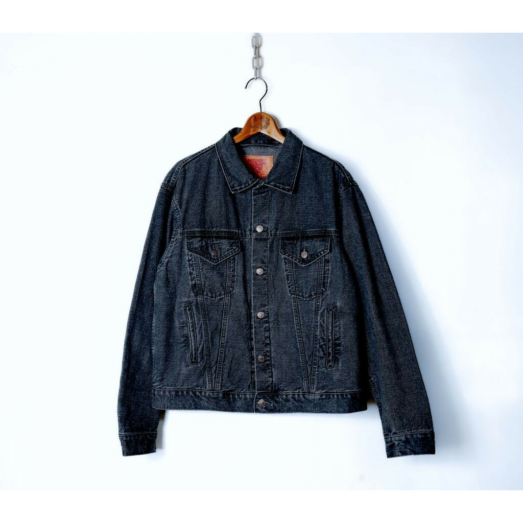 ANDFAMILYS DENIM TRACKER JACKET
