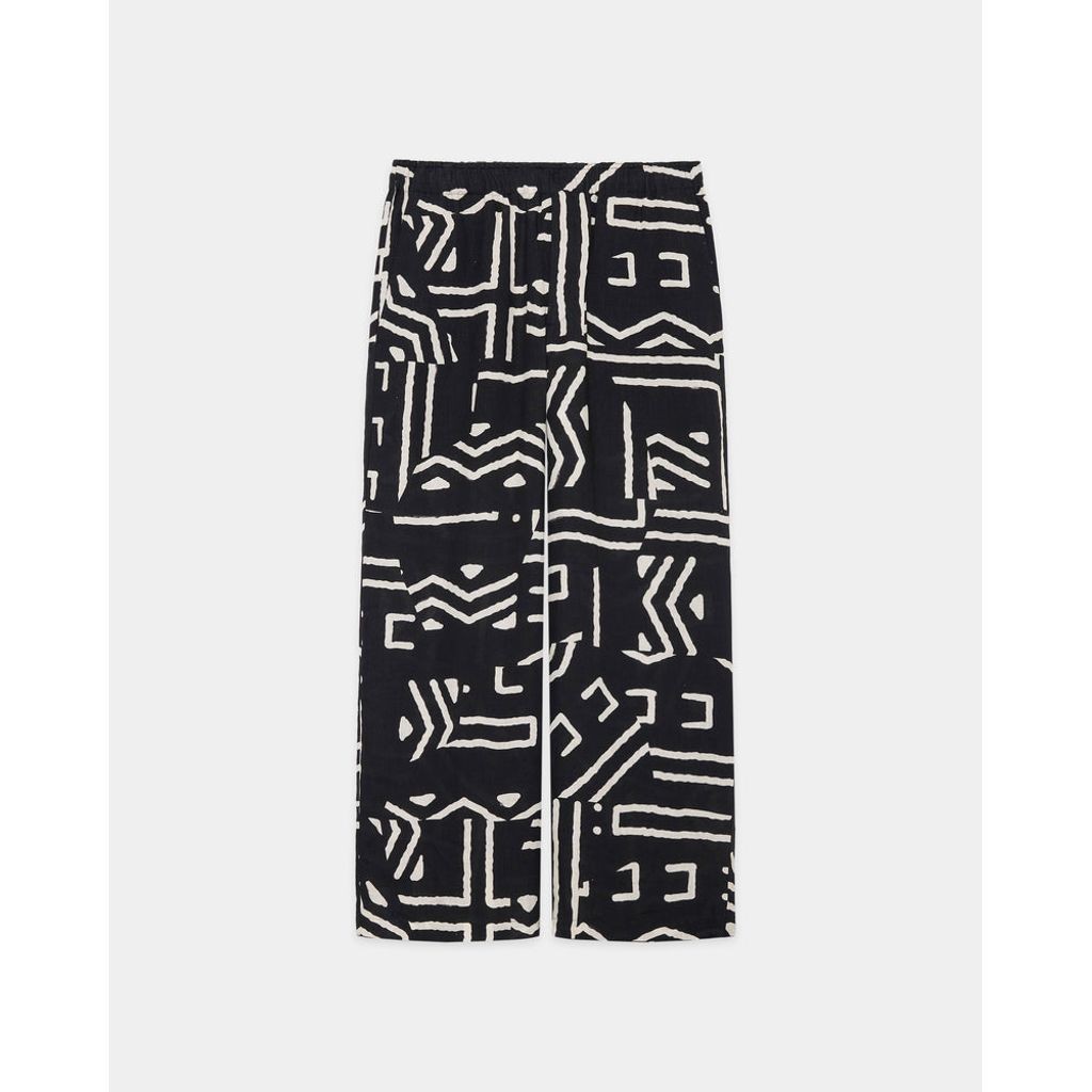 Rakuten - marka LINEN TROPICAL WIDE LEG EASY PANTS