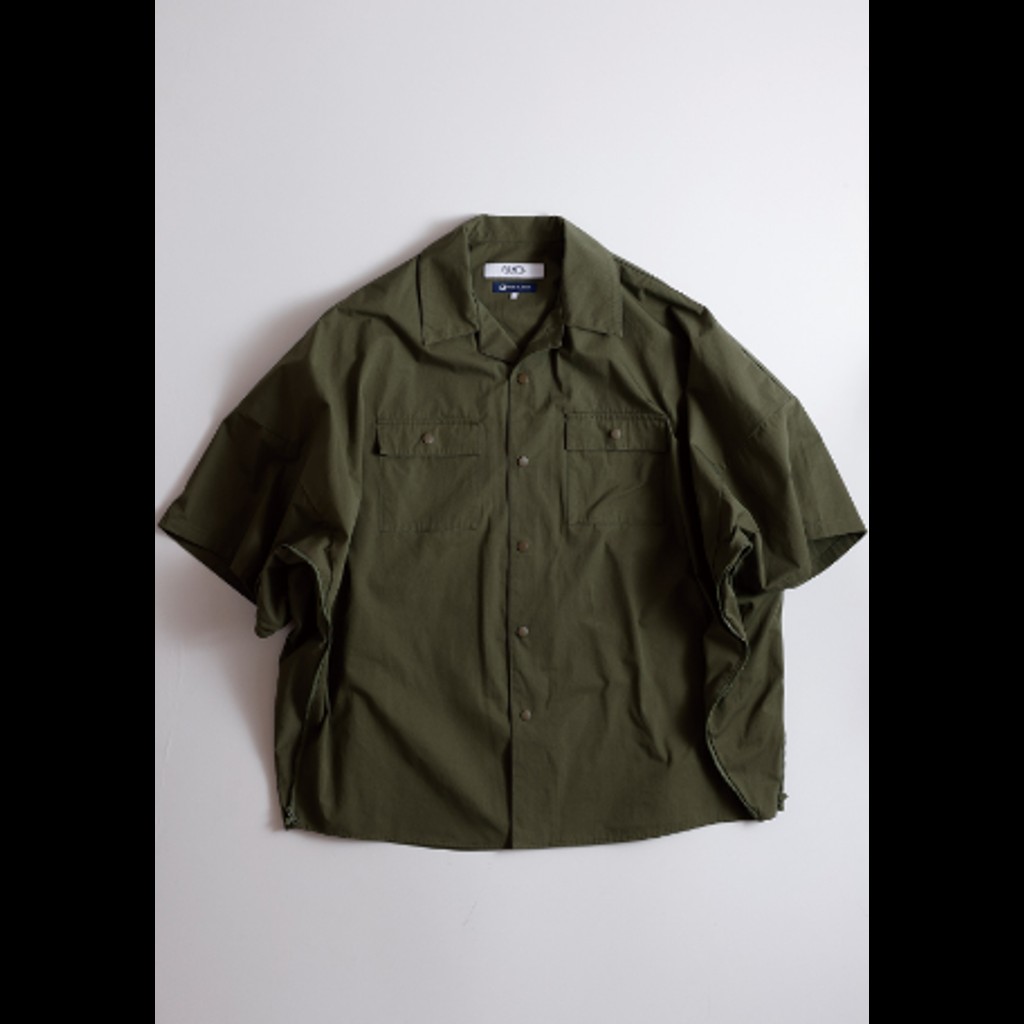【予約商品】FDMTL FA26SH26C-KH ZIP KYTE S/S SHIRT