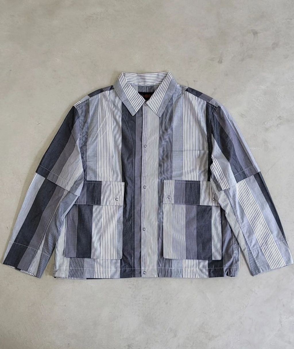 Rakuten - VOO CRAZY STRIPE SHACKET BLACK stripe