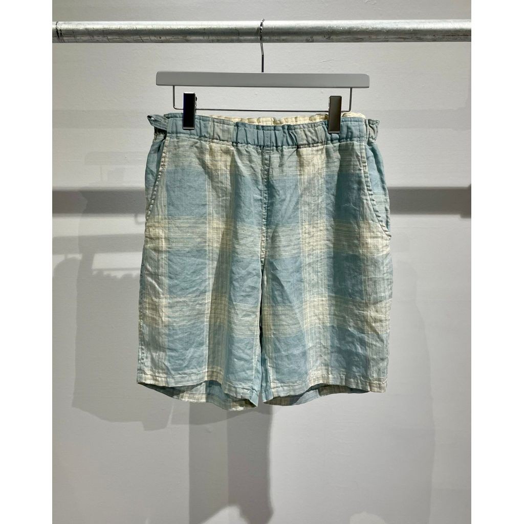Rakuten - VOO SP BIG CHECK EZ SHORTS（SAX） ヴォー ショーツ