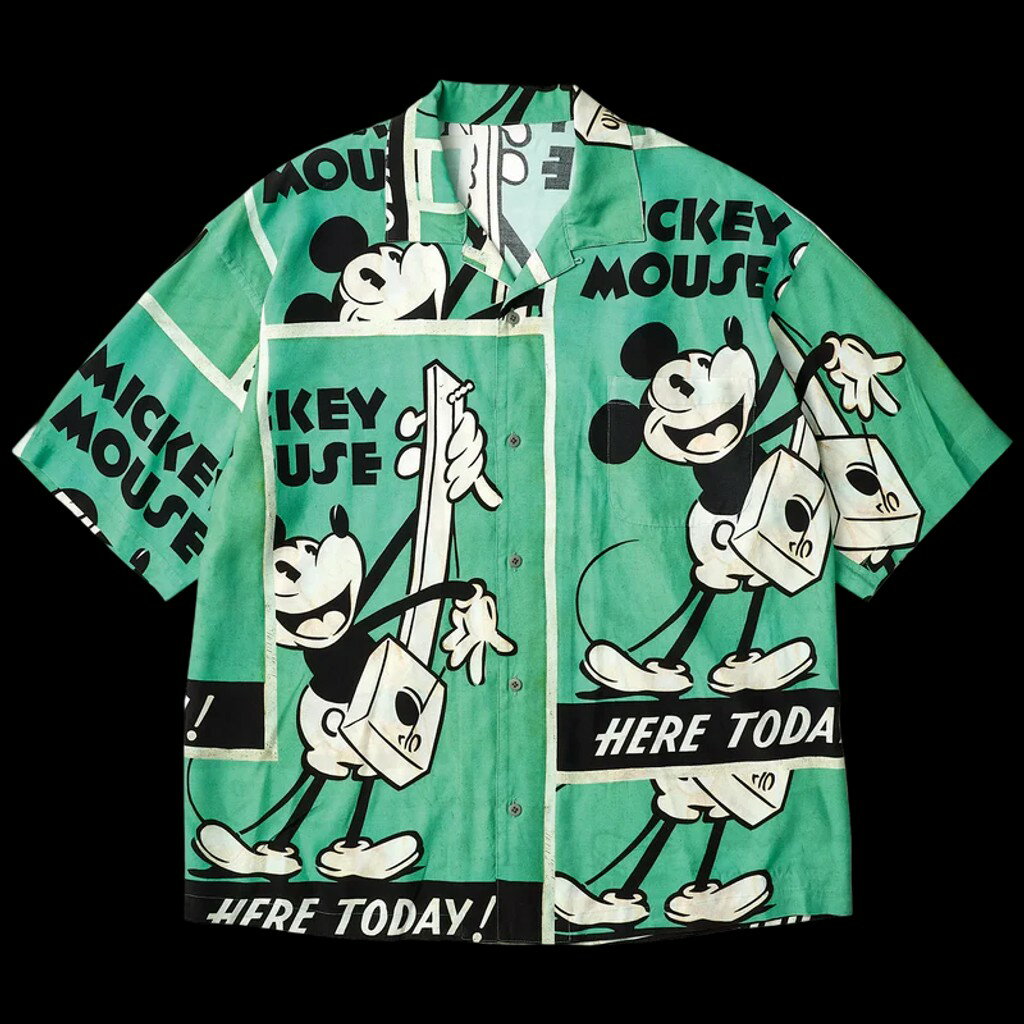 Rakuten - PORTER CLASSIC DISNEY VP / PC ALOHA COLLECTION ALOHA SHIRT / MICKEY & GUITAR