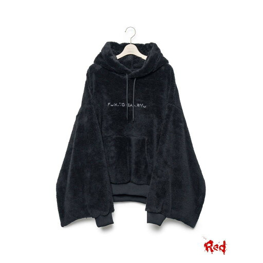 FUMITO GANRYU Kimono Boa Fleece Hoodie FUMITO GANRYU Kimono Boa Fleece Hoodie