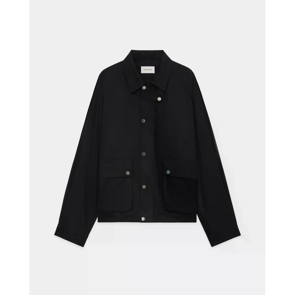 Rakuten - MARKAWARE Organic Cotton Voile Yarn Twill Short Field Blouson