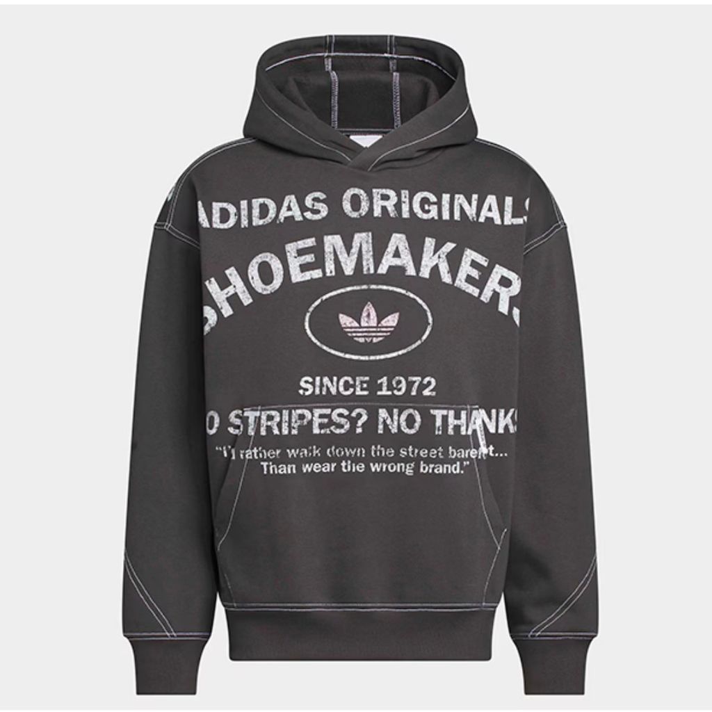 Rakuten - adidas originals オリジナルス シューメーカー グラフィック パーカー　ユーティリティブラック
