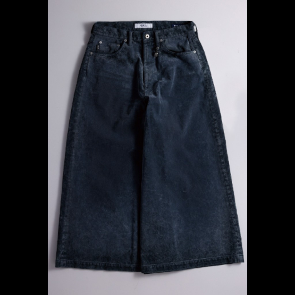 乐天商城 - 【予約商品】FDMTL FA26PN54U FLOCK LEATHER HAKAMA PANTS 3YR WASH