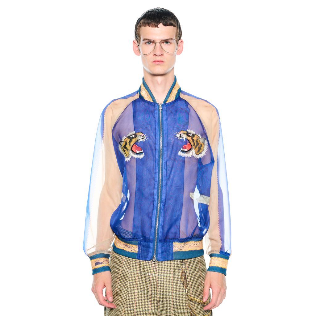 Rakuten - TOLQ Skeleton Printed Souvenir Jacket