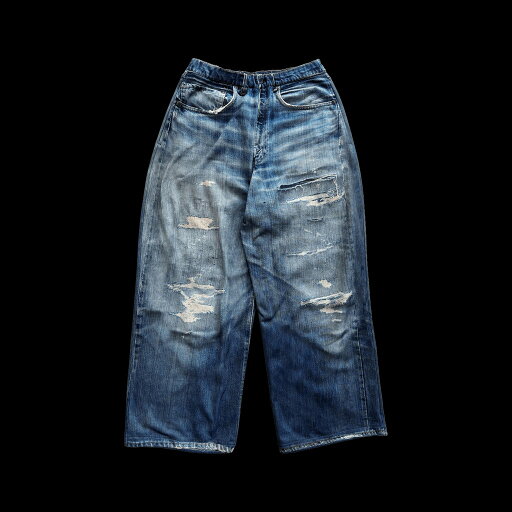 【予約商品】TALKING ABOUT THE ABSTRACTION DENIM PRINTFLEECE LINING WIDE PT 【予約商品】TALKING ABOUT THE ABSTRACTION DENIM PRINTFLEECE LINING WIDE PT