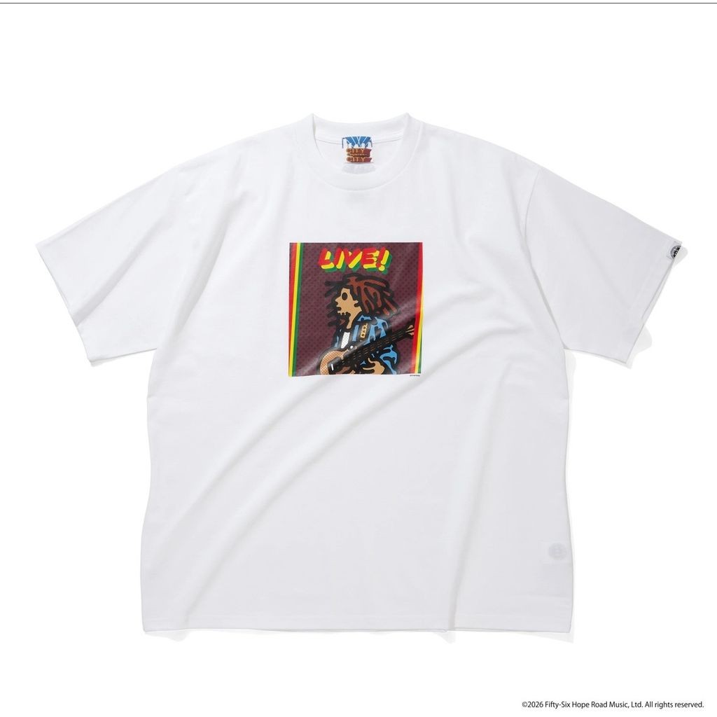 乐天商城 - CITY COUNTRY CITY CITY COUNTRY CITY x BOB MARLEY_COTTON T-SHIRT_LIVE!