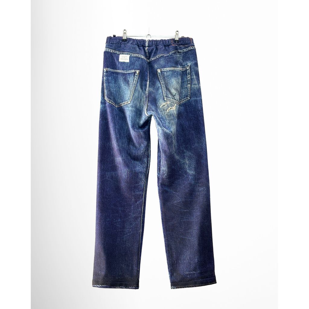 maroon.webstoreのTALKING ABOUT THE ABSTRACTION TRANSCRIPTION TRANSFER STRAIGHT PANTS｜アングル2