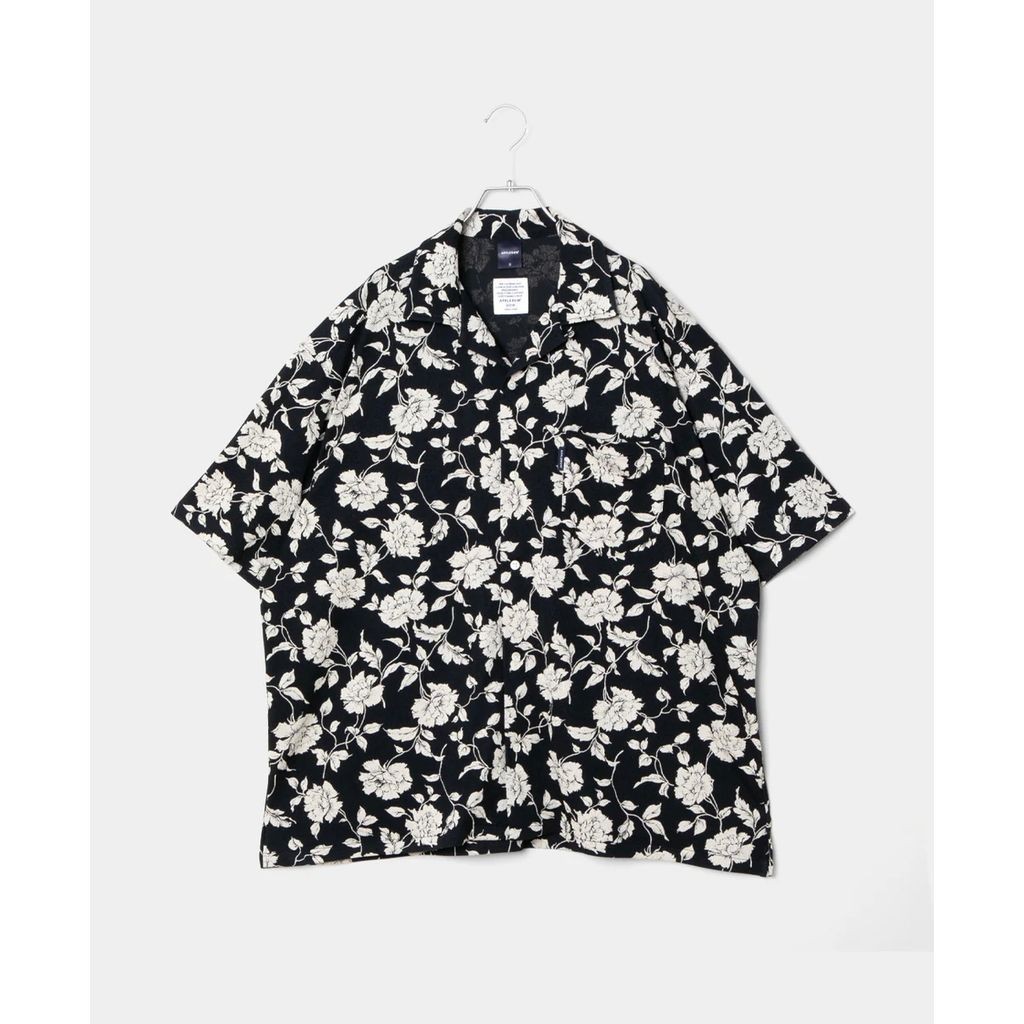 Rakuten - APPLEBUM CHIRIMEN KNIT ALOHA SHIRT (OVERSIZED)