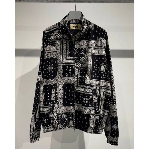 VOO SP STAND(BANDANA) ヴォー アウター セットアップ可能 24SS トラックジャケット シャツ生地 日本製 スペシャルアイテム 別注 限定 VOO SP STAND(BANDANA) ヴォー アウター セットアップ可能 24SS トラックジャケット シャツ生地 日本製 スペシャルアイテム 別注 限定