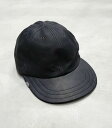 VOO EXELEZA CAP 24SS 日本製 DECHO ヴォー デコー コラボ レザー キャップ