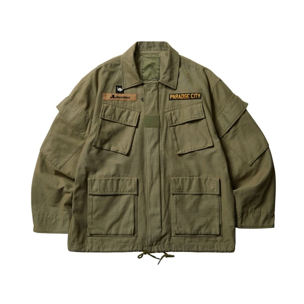 Rakuten - LIBERAIDERS GARMENT DYED TACTICAL JACKET