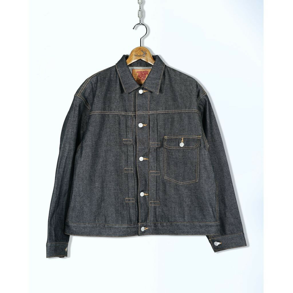 Rakuten - ANDFAMILYS Denim Jacket Record1 -Black-