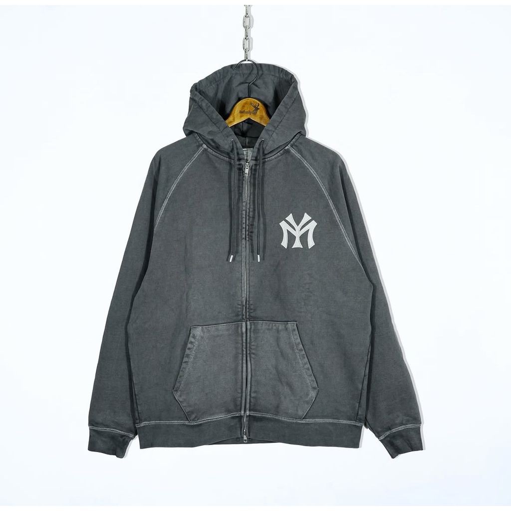 ANDFAMILYS Pigment Zip Sweat Parka - YM - 