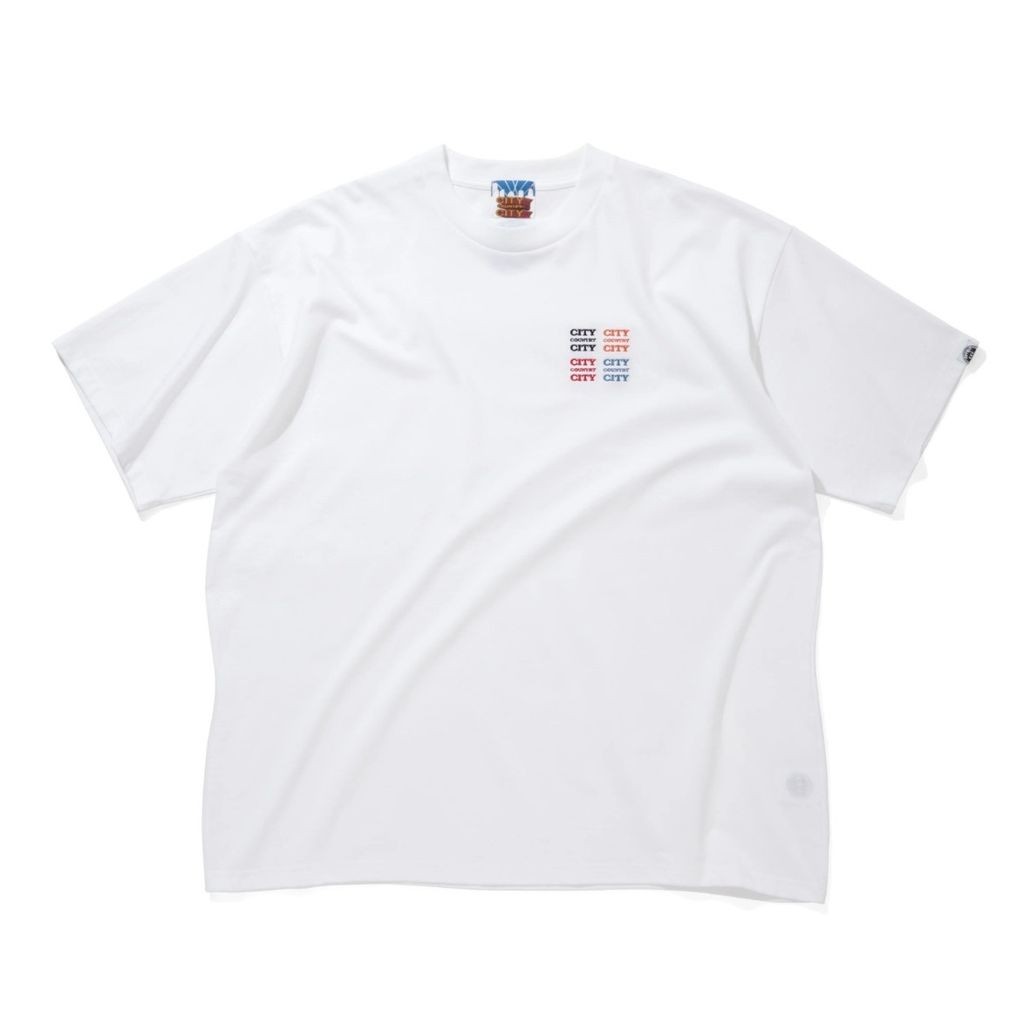 Rakuten - CITY COUNTRY CITY EMBROIDERED LOGO COTTON T-SHIRT_CCCC