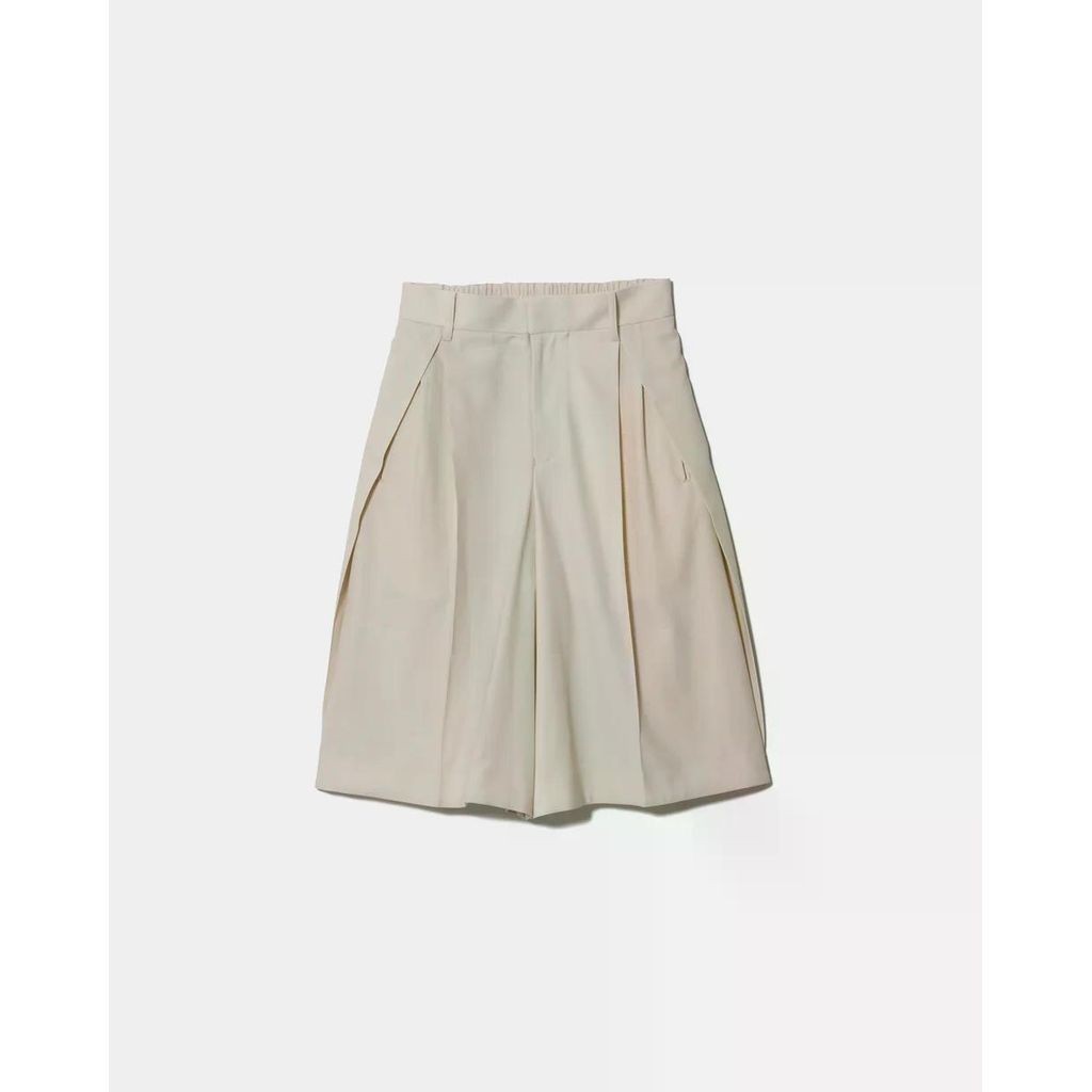 beautiful people high twist gabardine three tuck shorts