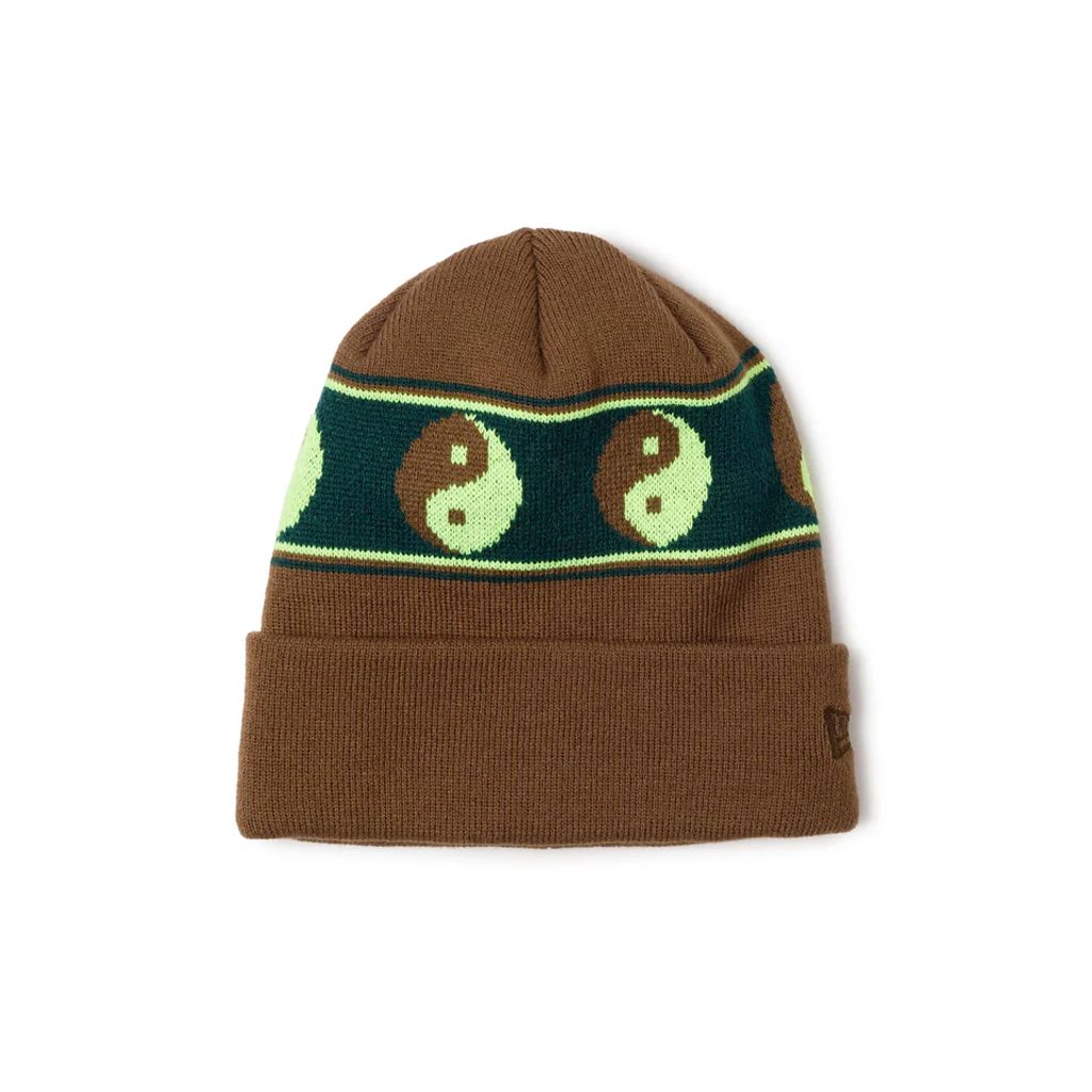 NEW ERA ベーシック カフニット モチーフ ウォルナット 14670069 ニューエラ ニット帽