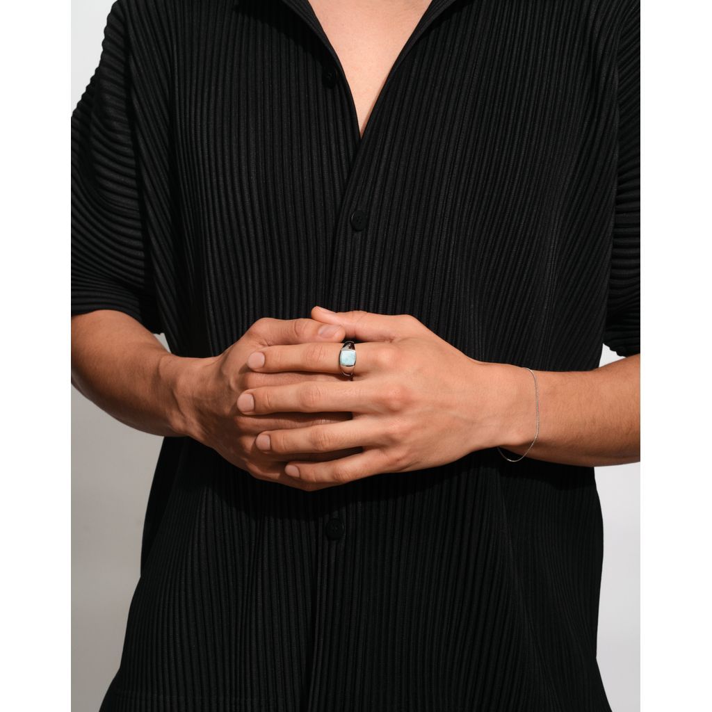 maroon.webstoreのTOM WOOD Kay Ring Ice Blue｜アングル3