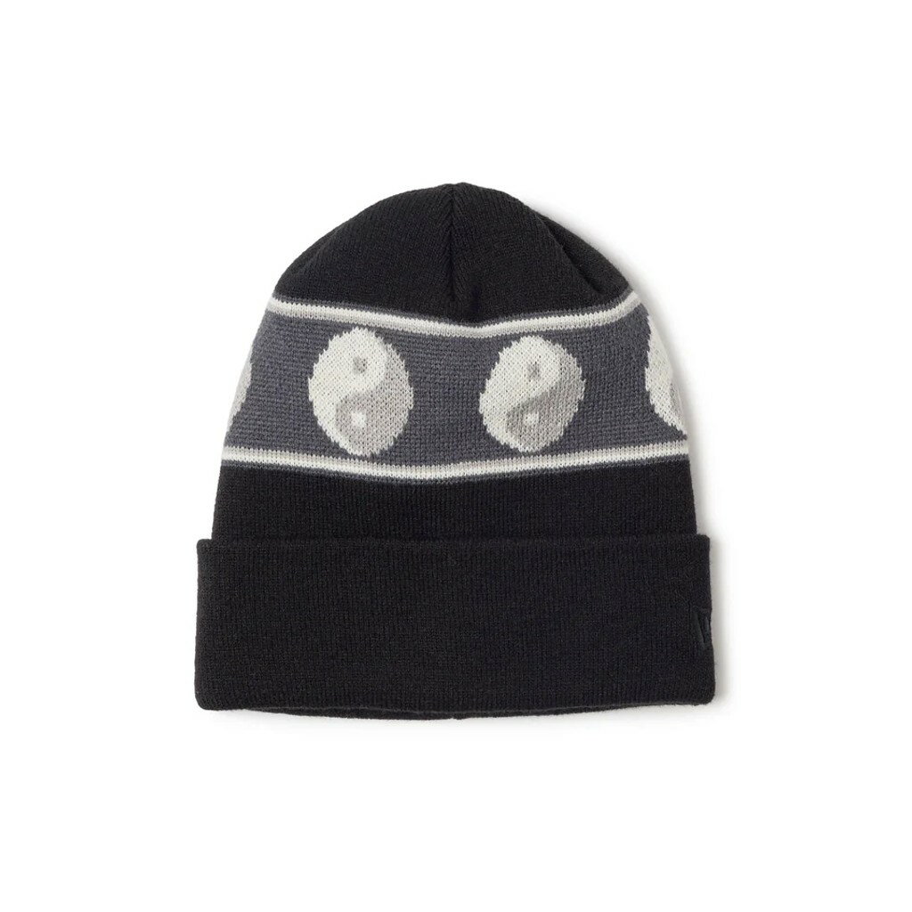 NEW ERA ベーシック カフニット モチーフ ブラック 14670071 ニューエラ ニット帽