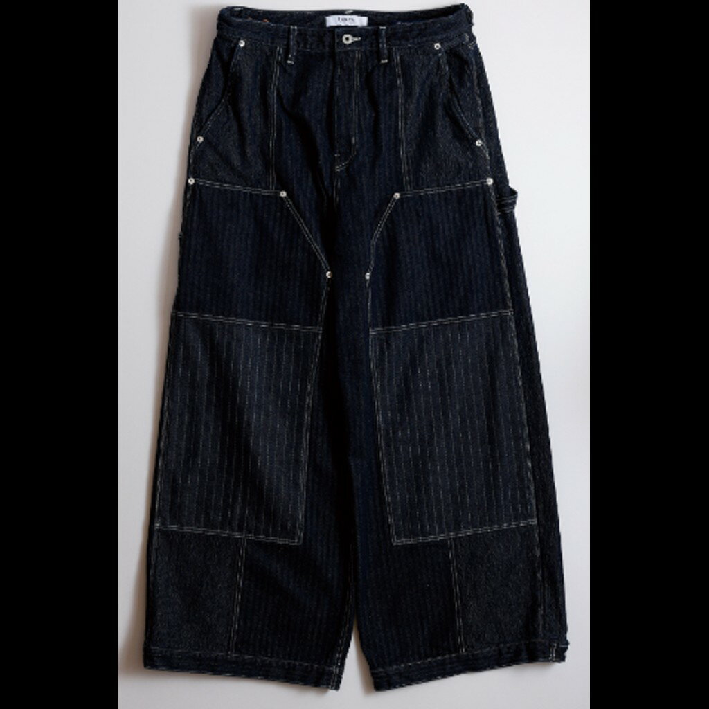 Rakuten - FDMTL FA26PN12R PATCHWORK DOUBLE KNEE PANTS RINSE