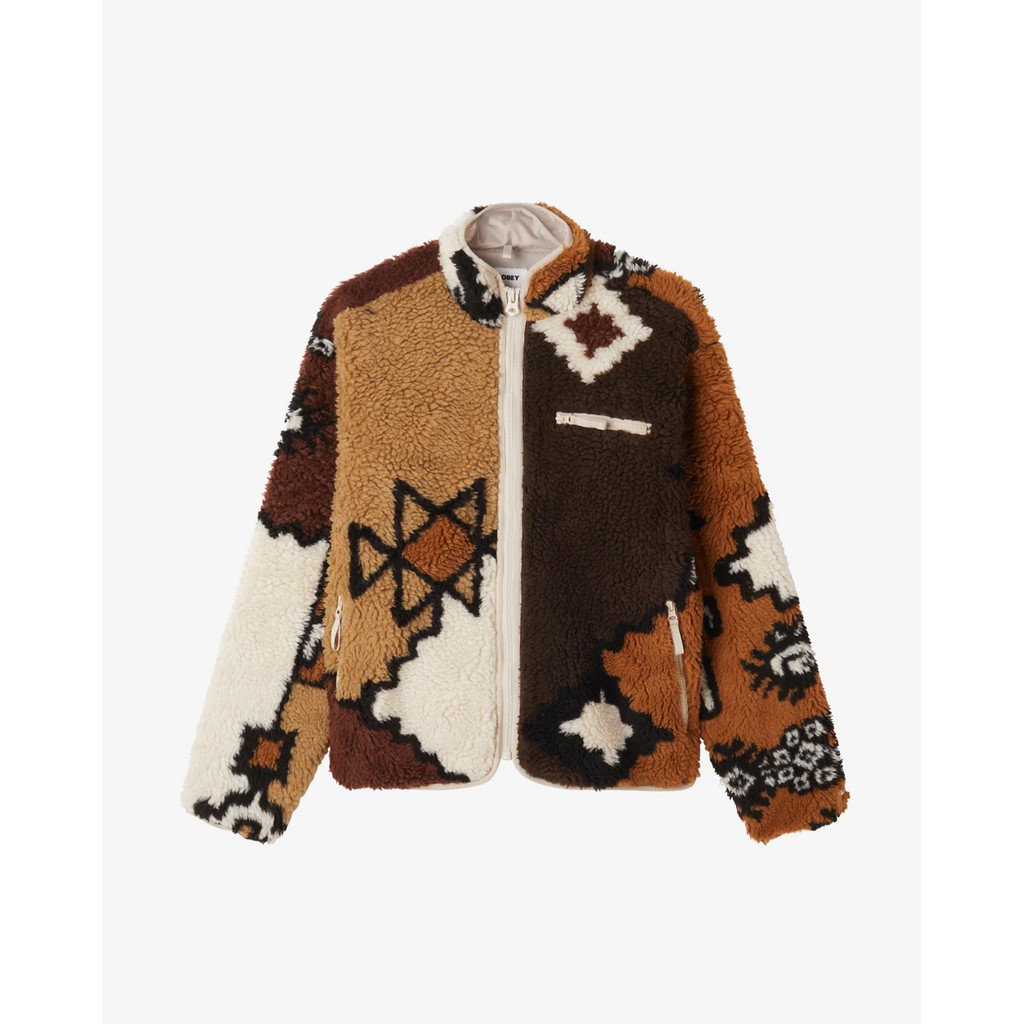 Rakuten - OBEY MOROCCAN RUG SHERPA JACKET