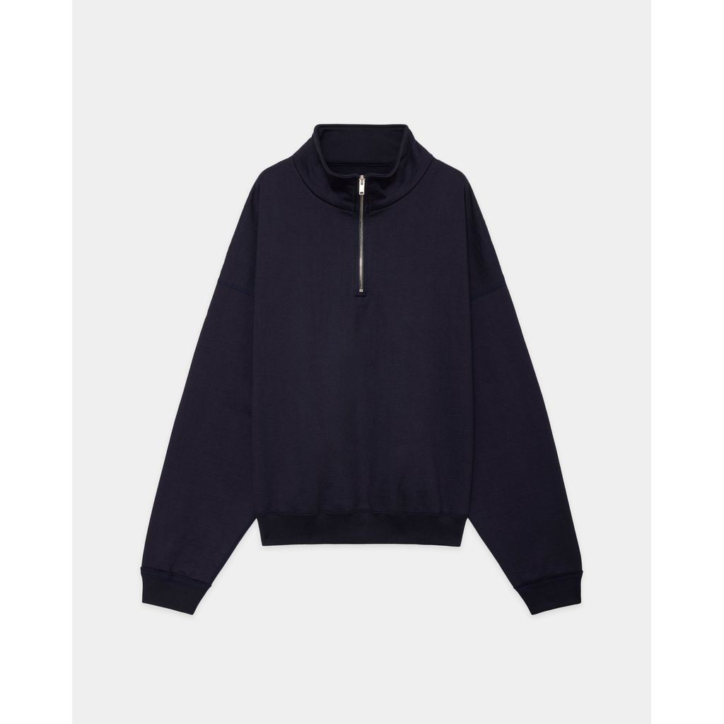 乐天商城 - MARKAWARE Organic Cotton Heavy Fleece Short Quarter Zip Pull Over